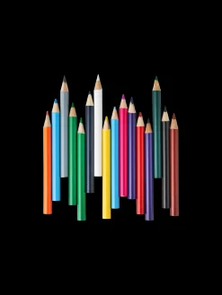 Børn Søstrene Grene Tegn Og Mal^Mini-farveblyanter