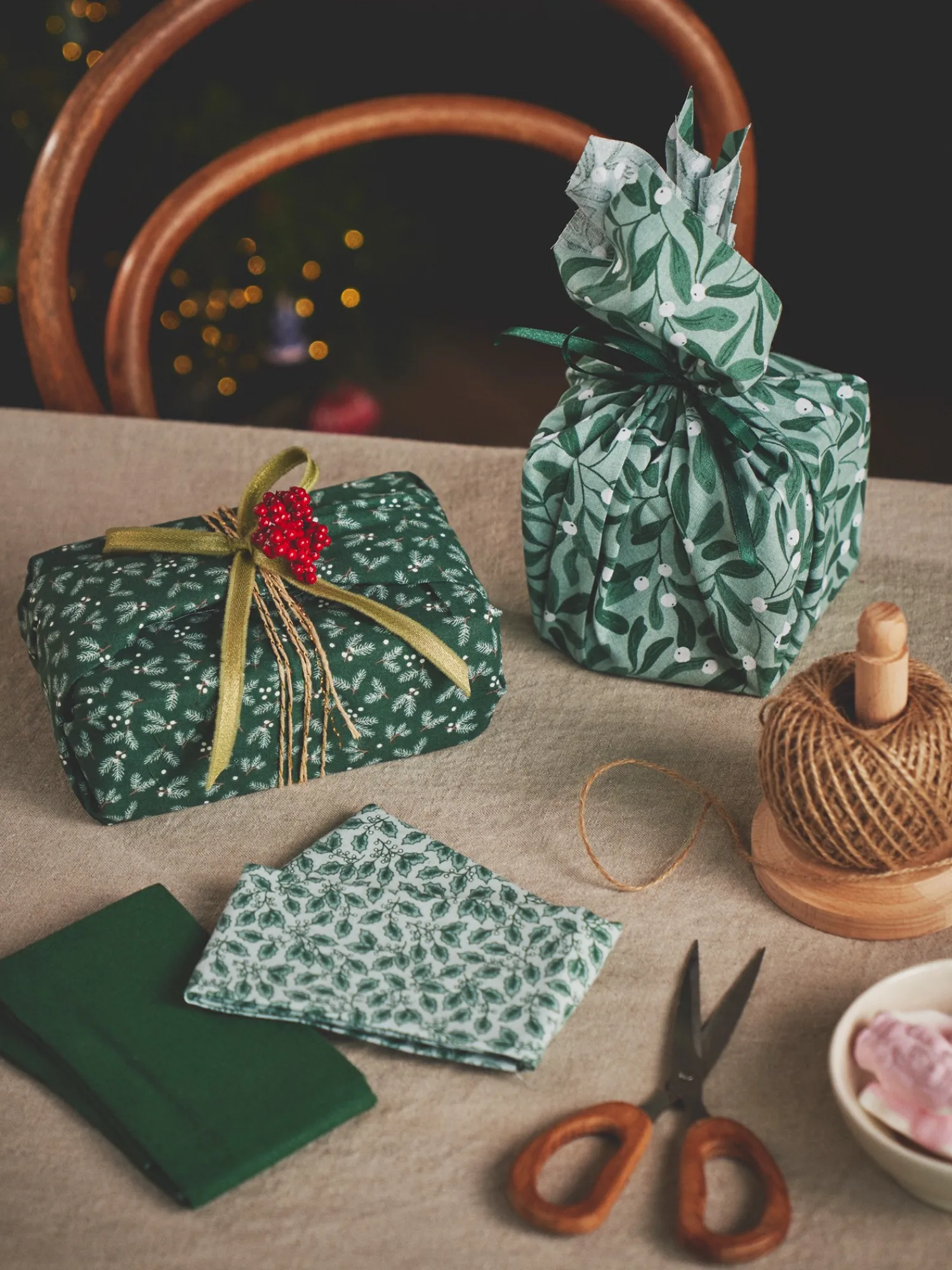 Søstrene Grene JuleIndpakning|Tekstiler^Patchworkstof