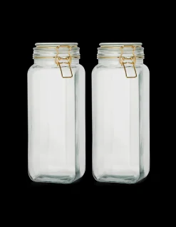 Søstrene Grene Køkkentilbehør^Patentglas 2100 Ml 2-pak