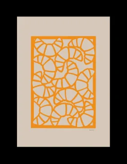 Søstrene Grene Rammer Og Plakater^Plakat Croissants 50 X 70