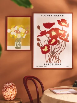 Søstrene Grene Rammer Og Plakater^Plakat Flower Market Barcelona 50 X 70