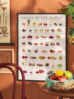 Søstrene Grene Rammer Og Plakater^Plakat Fruits Of The World 50 X 70