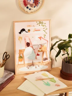 Søstrene Grene Rammer Og Plakater^Plakat Home Office A3