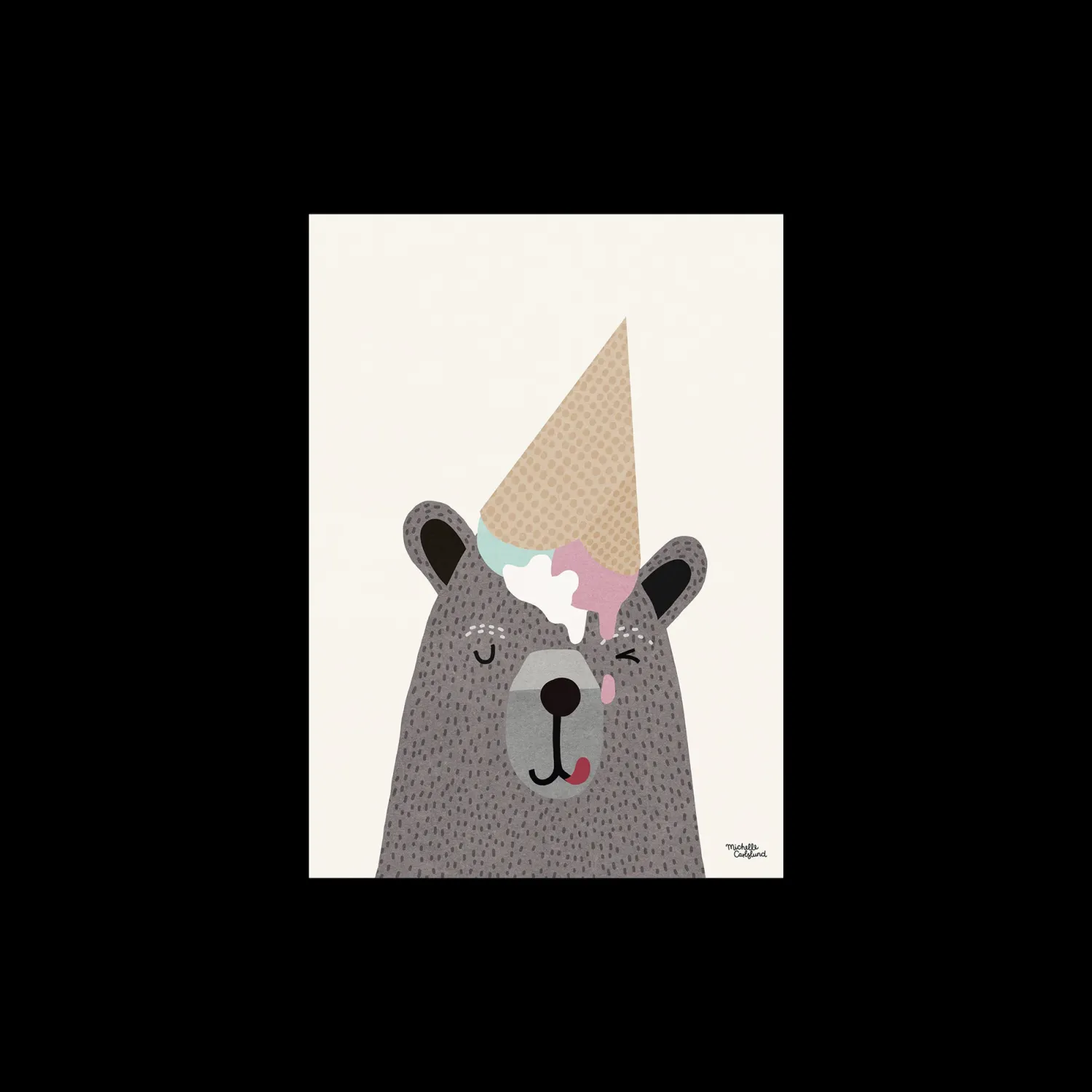 Børn Søstrene Grene BørneInteriør^Plakat I Love Cream A3