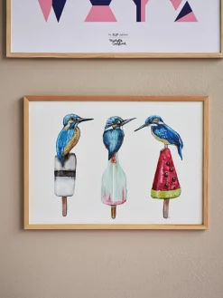 Børn Søstrene Grene Børne­Interiør^Plakat Isfugle A3