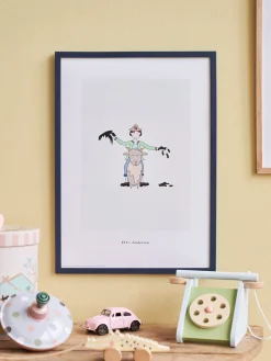 Børn Søstrene Grene Børne­Interiør^Plakat Klods-Hans A3