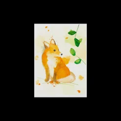 Børn Søstrene Grene Børne­Interiør^Plakat Lune Ræv A4