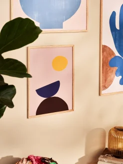 Søstrene Grene Rammer Og Plakater^Plakat Organic Shapes 07 A3