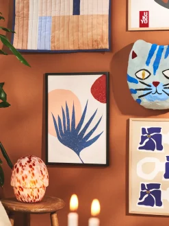 Søstrene Grene Rammer Og Plakater^Plakat Palm Leaf And Sun A3