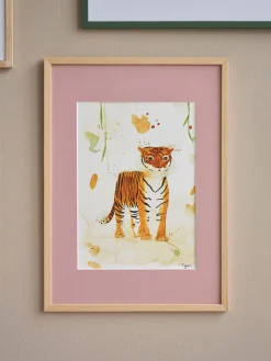 Børn Søstrene Grene Børne­Interiør^Plakat Tigeren A4