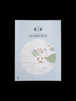 Børn Søstrene Grene Tegn Og Mal^Plakat Til Farvelægning