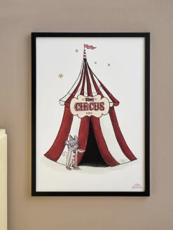 Børn Søstrene Grene Børne­Interiør^Plakat Tiny Circus A3