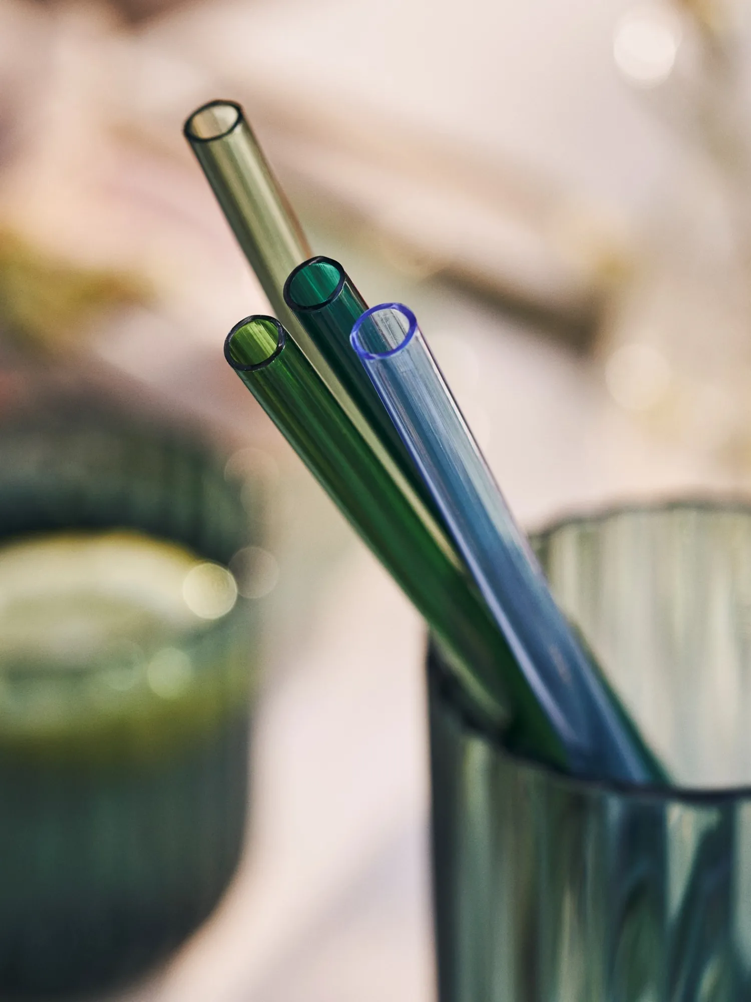 Søstrene Grene BordDækning^Plastsugerør Til Flergangsbrug