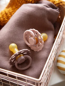 Børn Søstrene Grene Bad Og Pleje^Runde Latexsutter 2-pak Størrelse 2