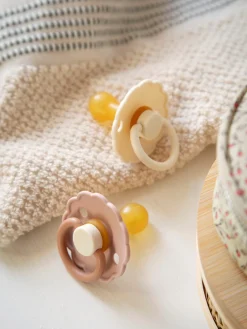 Børn Søstrene Grene Bad Og Pleje^Runde Latexsutter 2-pak Størrelse 1