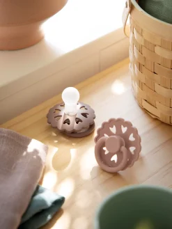 Børn Søstrene Grene Bad Og Pleje^Runde Silikonesutter 2-pak Størrelse 1