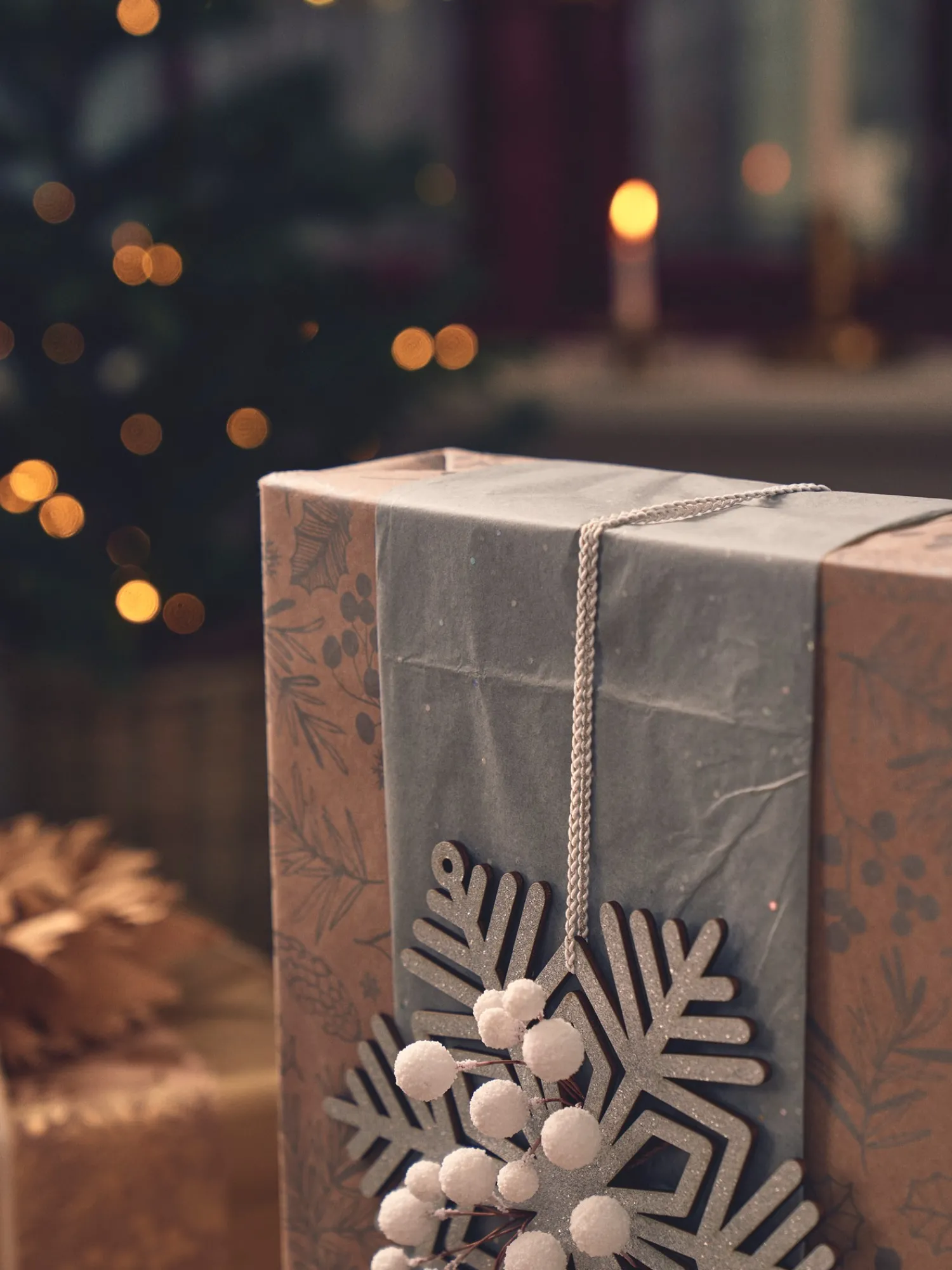 Søstrene Grene JuleIndpakning|Gavepapir^Silkepapir Med Glimmer