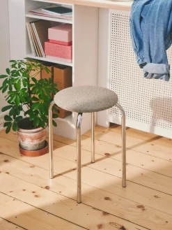 Søstrene Grene Stole^Skammel Med Boucléstof