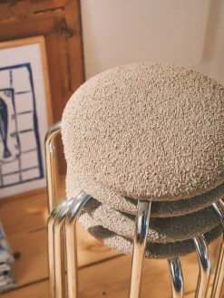 Søstrene Grene Stole^Skammel Med Boucléstof