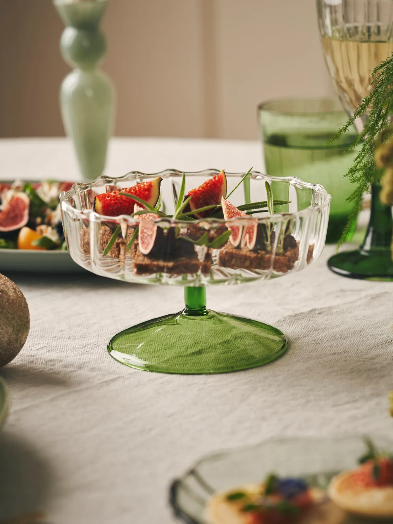 Søstrene Grene Service^Skål Med Fod