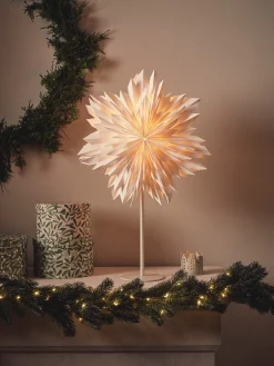 Søstrene Grene Julepynt|Lamper^Snefnuglampe