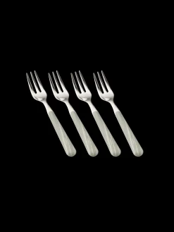 Søstrene Grene Service^Sæt Med Dessertgafler Texture Legno