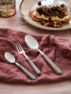 Søstrene Grene Service^Sæt Med Dessertgafler Texture Legno