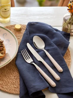 Søstrene Grene Service^Sæt Med Knive Texture Legno