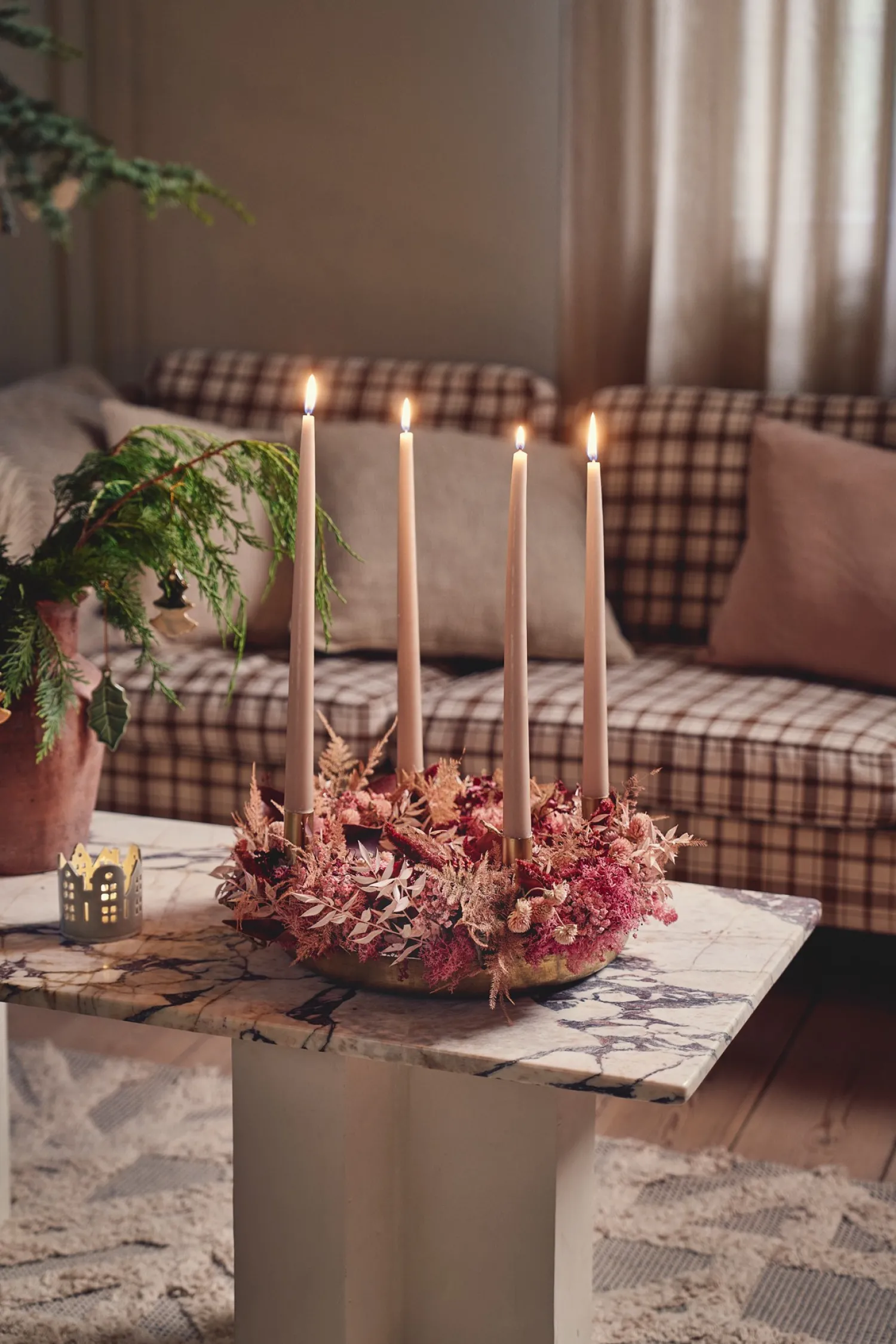 Søstrene Grene Julelys|Lys^Stagelys 35 Cm