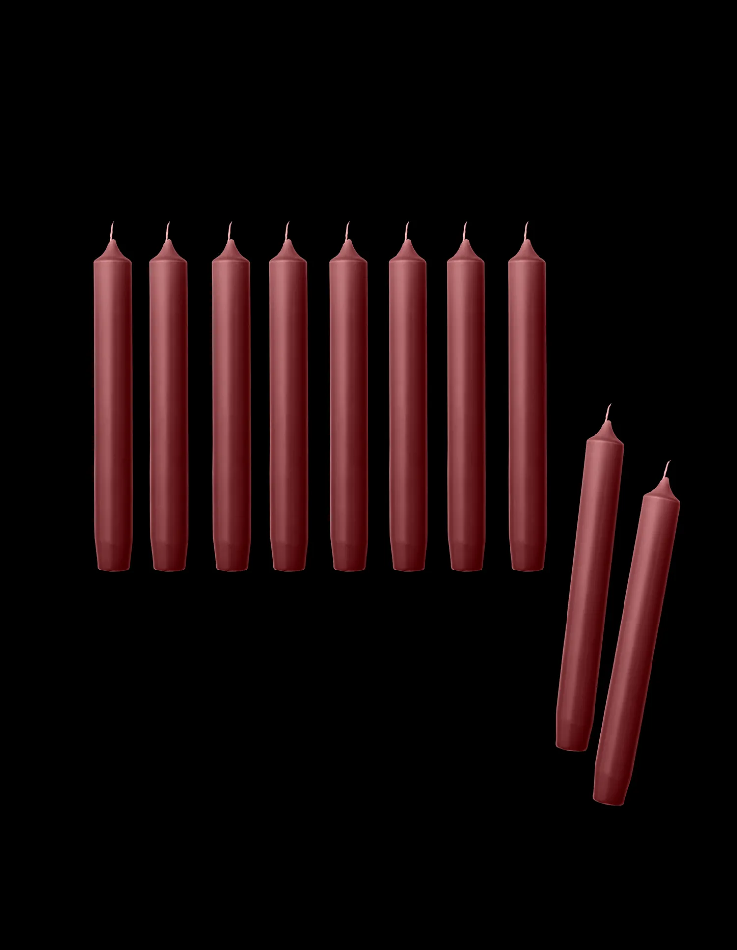 Søstrene Grene Julelys|Lys^Stagelys 19 Cm 10-pak