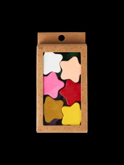 Børn Søstrene Grene Tegn Og Mal^Stjerneformet Farvekridt