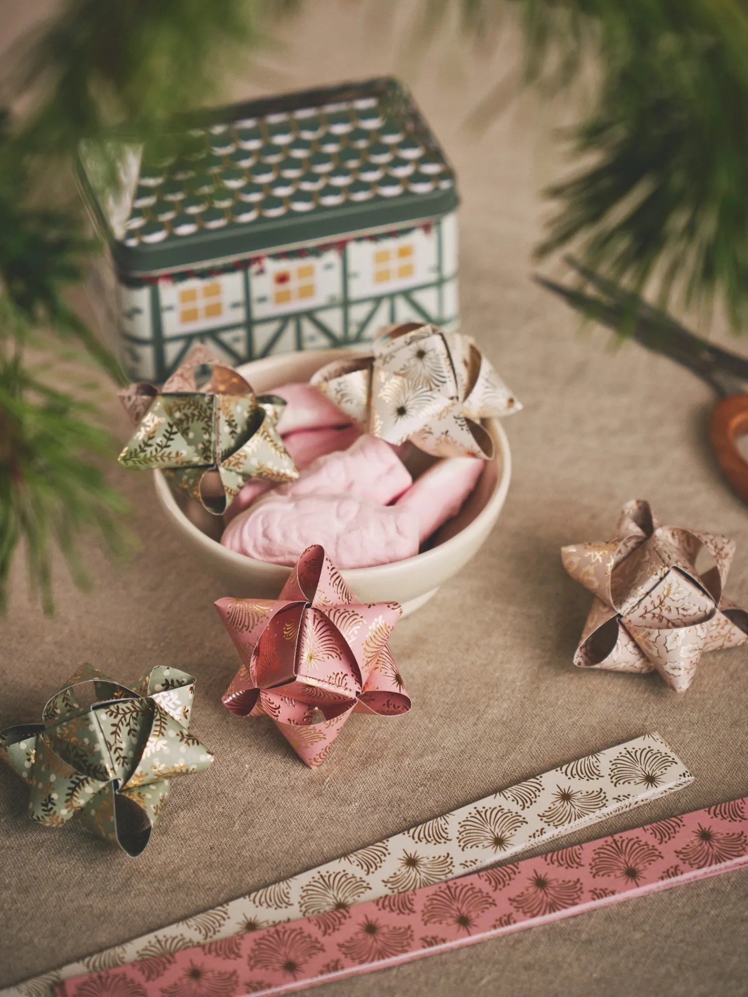 Søstrene Grene Julepynt|Dekoration^Stjernestrimler