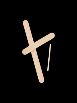 Søstrene Grene Dekoration^Træpindssæt Til DIY