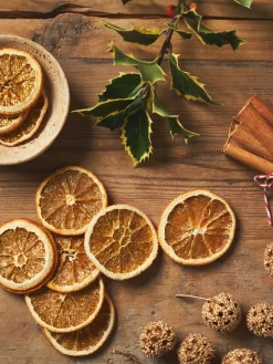 Søstrene Grene Julepynt|Dekoration^Tørrede Appelsinskiver