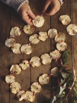Søstrene Grene Julepynt|Dekoration^Tørrede æbleskiver