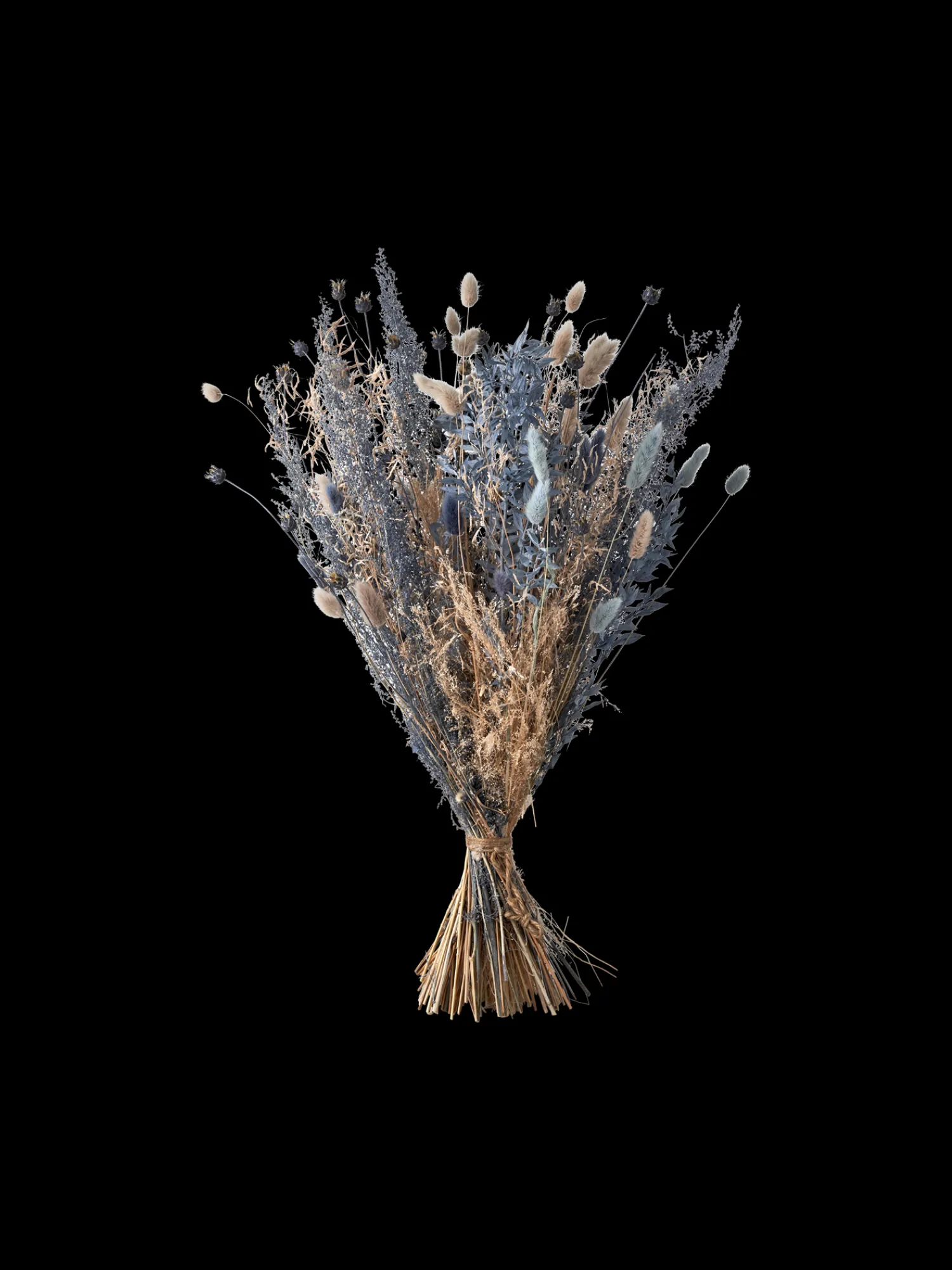 Søstrene Grene Dekoration^Tørrede Blomster Silver Medium