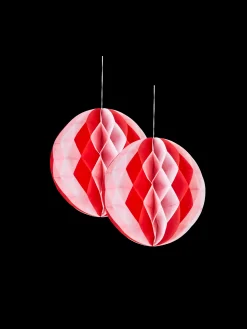 Søstrene Grene Julepynt|Festpynt^Vaffelmønstrede Pomponer