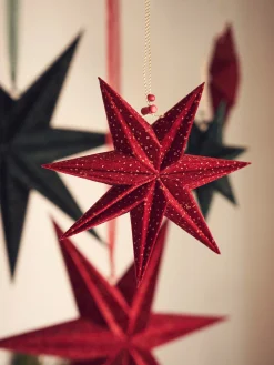 Søstrene Grene Julepynt|Dekoration^Velourstjerne Ø20