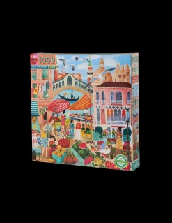 Søstrene Grene Puslespil Og Spil^Venice Open Market-puslespil 1000 Brikker