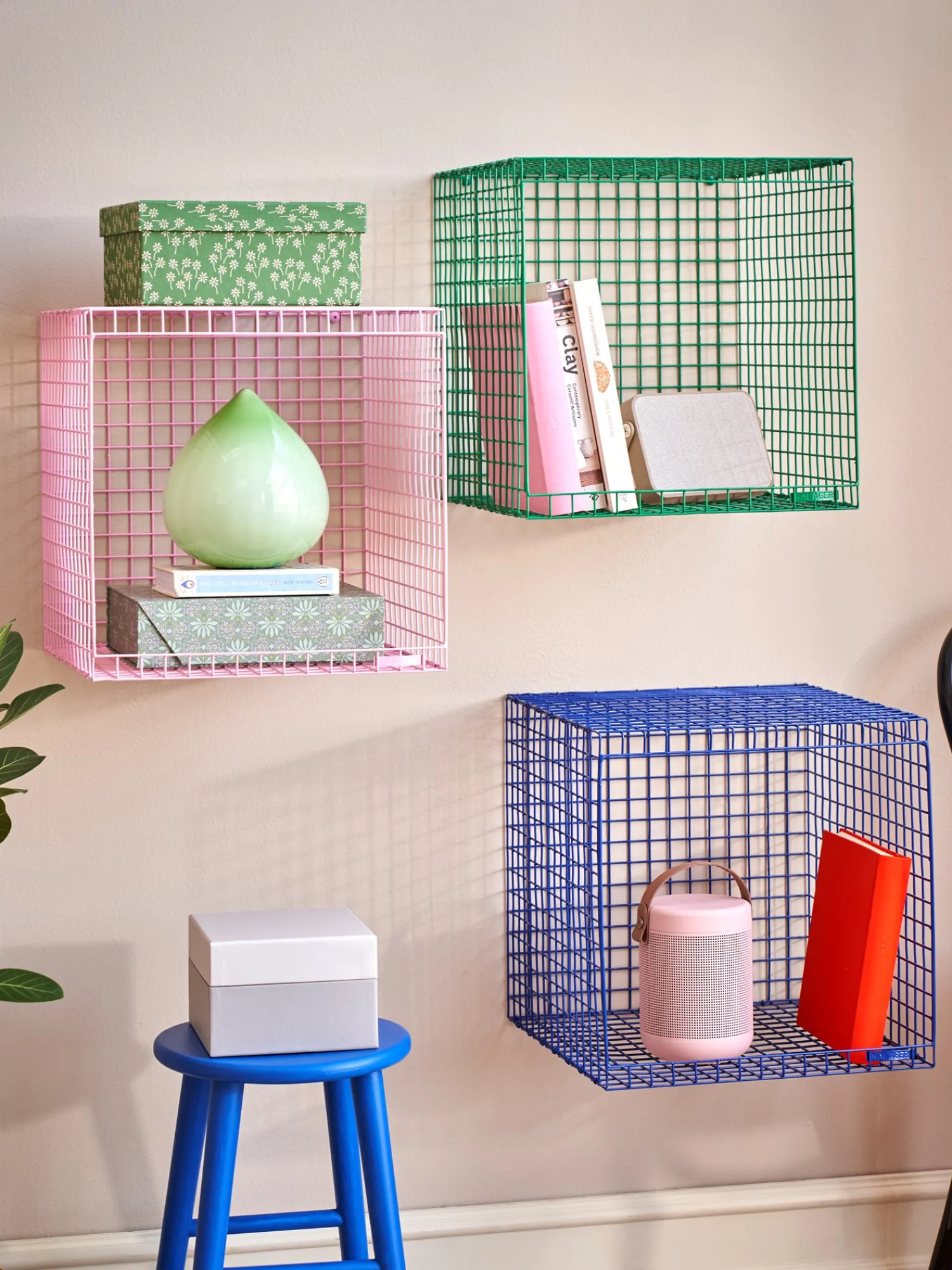 Søstrene Grene Hylder^WIRE CUBIC Kube